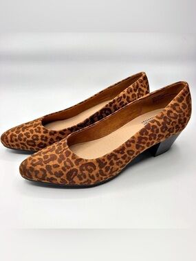 Kim Rogers Iona Leopard Print Pumps Size 8M